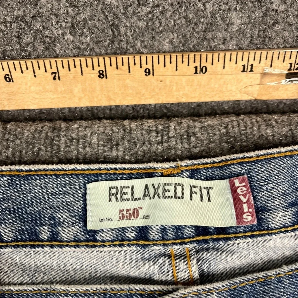 Levis 550 Jeans Mens Size 40x33 Blue‎ Relaxed Fit Tapered Classic Denim